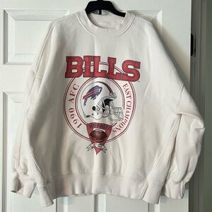 NFL Buffalo Bills Abercrombie White Sweatshirt